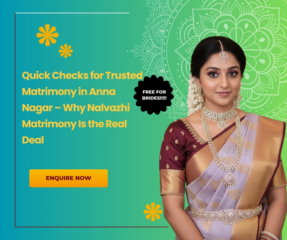 Quick Checks for Trusted Matrimony in Anna Nagar
