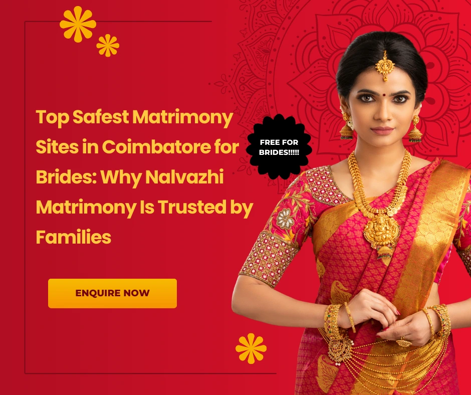 Top Safest Matrimony Sites in Coimbatore for brides