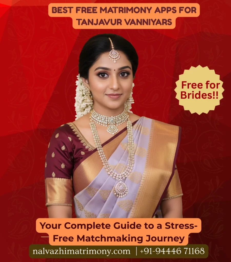 Best Free Matrimony Apps for Tanjavur vanniyars