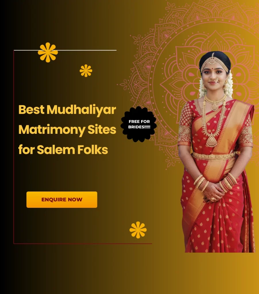 Best Mudhaliyar Matrimony Sites for Salem Folks