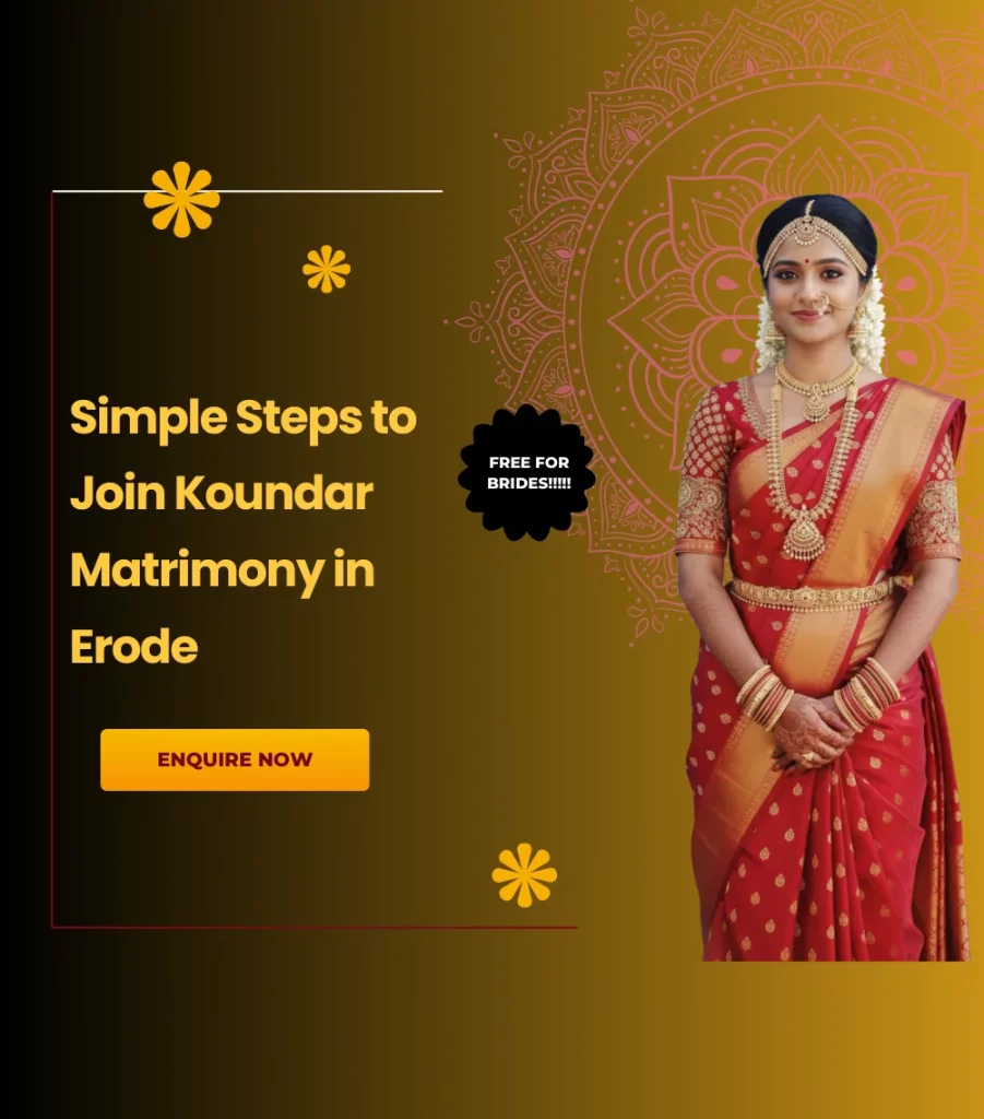 Simple Steps to Join Koundar Matrimony in Erode